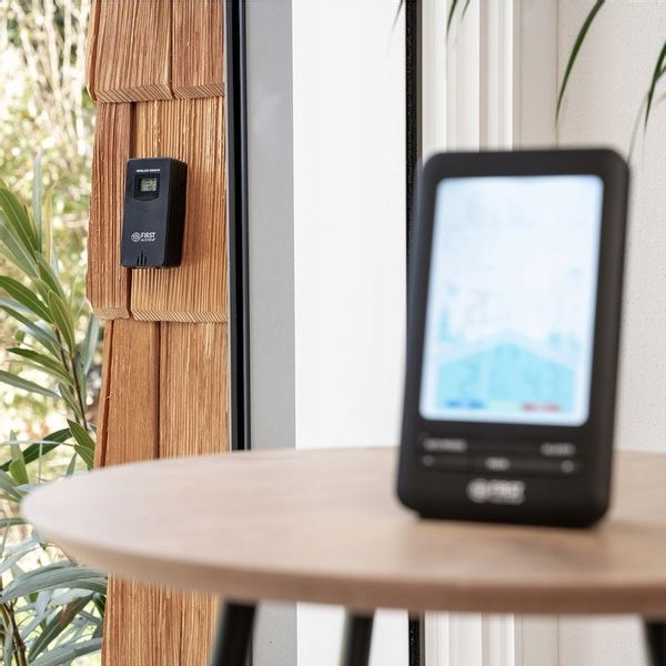 Bezprzewodowa stacja pogody ZEGAR HIGROMETR FIRST AUSTRIA zdjęcie 4