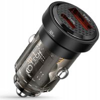 Ładowarka samochodowa Tech-Protect 30W USB-A,USB-C