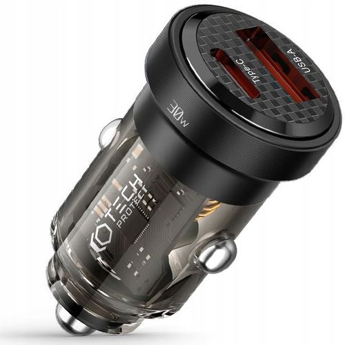 Ładowarka samochodowa Tech-Protect 30W USB-A,USB-C na Arena.pl
