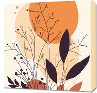 Obraz 60x60cm O Zachodzie Wieczorem