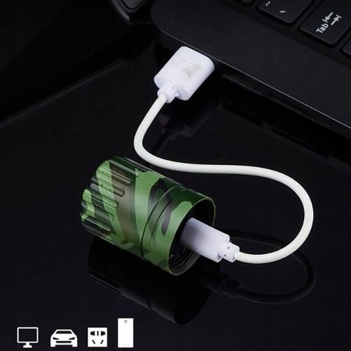 Taktyczna ZAPALNICZKA żarowa USB LATARKA (I160) na Arena.pl