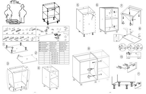 BELLA D-60/82 SZAFKA DOLNA FRONT: JASNY POPIEL POŁYSK na Arena.pl