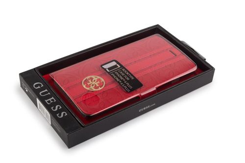 GUESS BOOK CASE HERITAGE Apple iPhone 6/6S Plus - RED na Arena.pl
