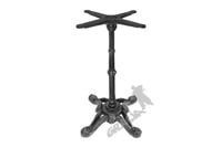 NOGA STOŁU D07 -  STANDARDOWA Z KRZYŻAKIEM CZTERY NÓŻKI ŻELIWNA PODSTAWA