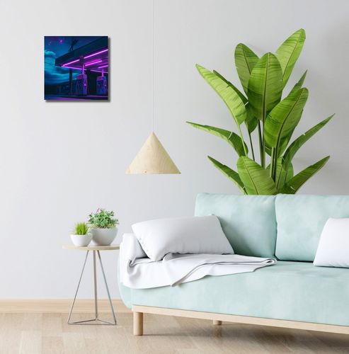 Obraz 30x30cm Moc Neonowej Nocy na Arena.pl