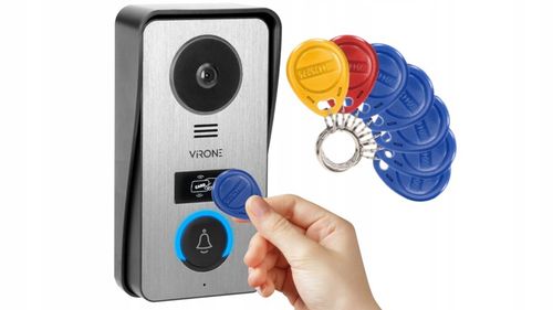 WIDEODOMOFON WiFi Domofon Full HD Czytnik BRELOKI Brama 7" + APLIKACJA TUYA na Arena.pl