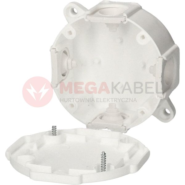 Puszka biała nt IP41 79x79x37 075-01 Viplast zdjęcie 5