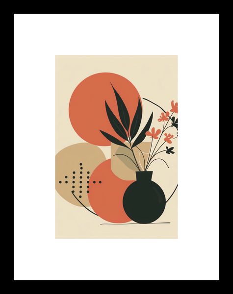Plakat 20x30cm Wazon z Kwiatami zdjęcie 3