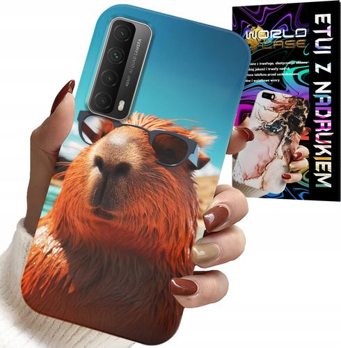 ETUI DO HUAWEI P SMART 2021 - SŁODKA KAPIBARA, CAPIBARA CASE + SZKŁO na Arena.pl
