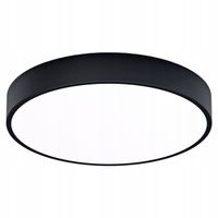 Plafon LED Sufitowy Lampa Sufitowa Panel Natynkowy Okrągły Czarny 30W 40cm