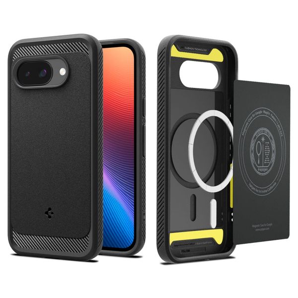 SPIGEN RUGGED ARMOR MAG MAGSAFE GOOGLE PIXEL 9A MATTE BLACK zdjęcie 1