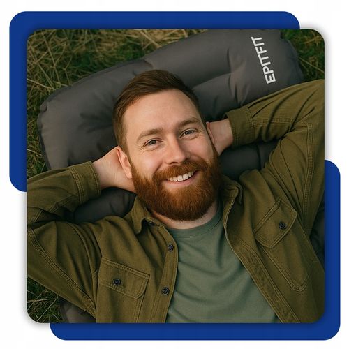 Materac Samopompujący Jednoosobowy Pojedynczy do Spania Pod Namiot 190x60cm na Arena.pl