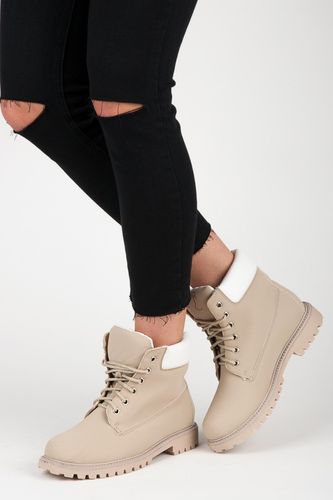 BEŻOWE TRAPERKI Rozmiar - 40 na Arena.pl