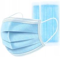 Maska Na Twarz Maseczka Z Gumką 3-Warstwy