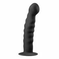 easytoys model black - czarny anatomiczny przyrząd z przyssawką, silikonowy