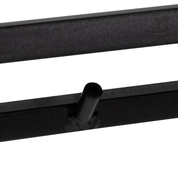 Półka/wieszak Seaford czarna zdjęcie 3