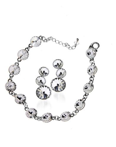 komplet srebro elementy Swarovski® na Arena.pl