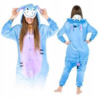 Piżama kigurumi damska męska kłapouchy osiołek ciepła plusz dres prezent S