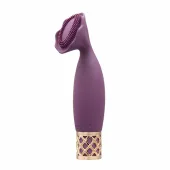 pillow talk secrets passion wine wibrator silikonowy z blokadą podrożną