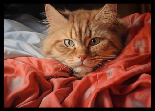 Plakat 42x29,7cm Mruczący Spokój na Arena.pl
