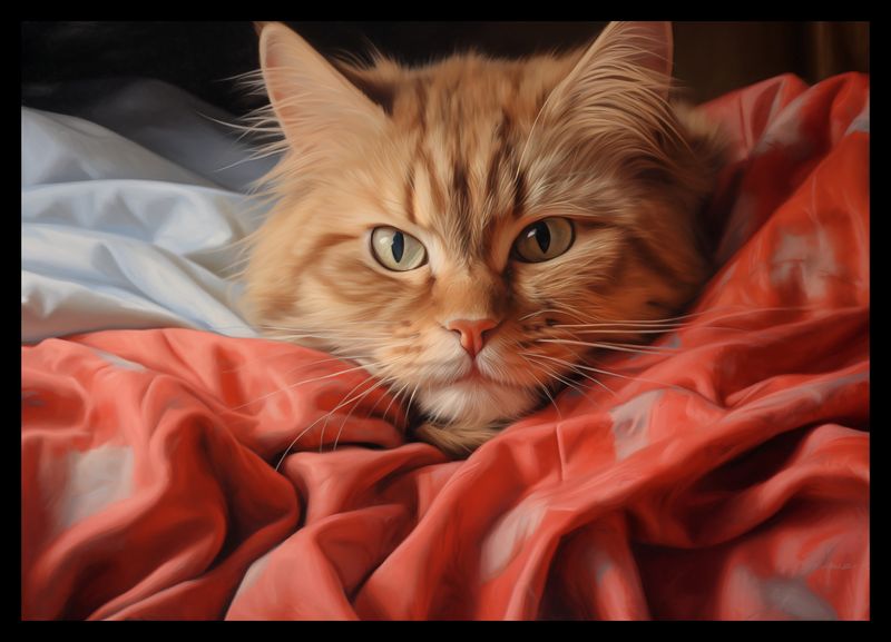 Plakat 42x29,7cm Mruczący Spokój zdjęcie 2