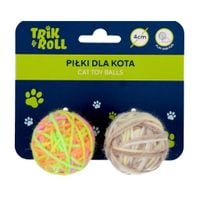 Zabawka Dla Kota Piłka 2Szt 4Cm 12X10 1177