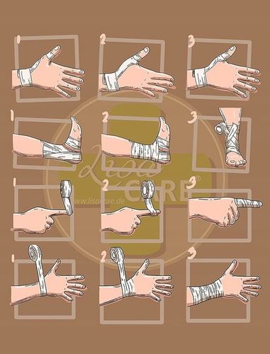 ZESTAW BANDAŻY SAMOPRZYLEPNYCH MIX KOLORÓW LUDZIE ZWIERZĘTA 7,5 CM x 4,5 M na Arena.pl