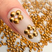 ShinePins gładkie ćwieki ozdoby do paznokci medium NTN Premium Nr 2 5g