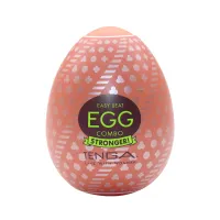 tenga egg combo ii - zestaw jednorazowych urządzeń intymnych, brązowy