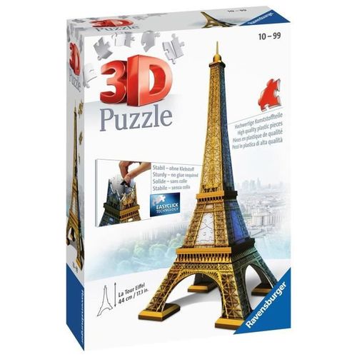 Puzzle 3D Wieża Eiffla. Ravensburger na Arena.pl