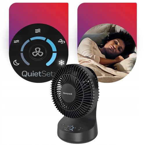 WENTYLATOR WIATRAK BIURKOWY HONEYWELL HTF337 5TRYBÓW CICHA PRACA TIMER na Arena.pl