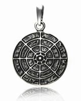 WISIOREK ZAWIESZKA SREBRNA TALIZMAN OKO KANALOA SREBRO 925