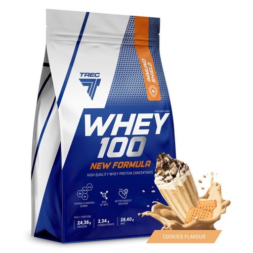NOWE PYSZNE BIAŁKO WPC Trec Whey 100 700g SERWATKOWE PROTEINY NA MASĘ SIŁĘ na Arena.pl