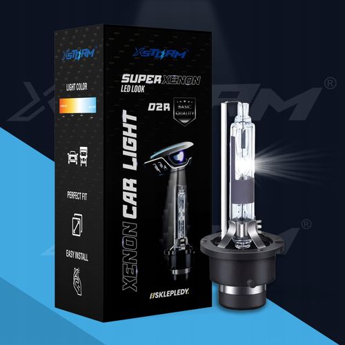 ŻARNIK XENON D2R PALNIK HID XSTORM 6000K XENON WHITE ZIMNA BIEL na Arena.pl