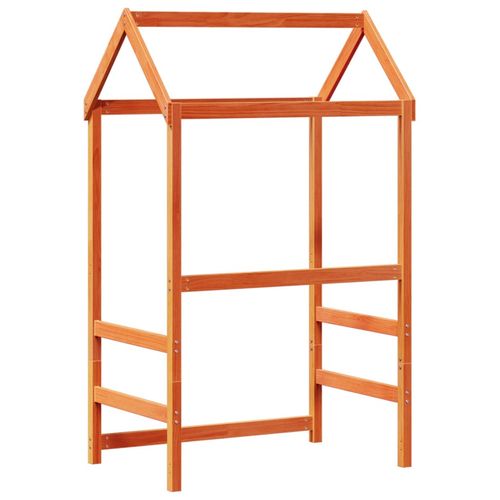 Daszek do łóżka dziecięcego woskowy brąz, 108x70x176,5cm, sosna na Arena.pl