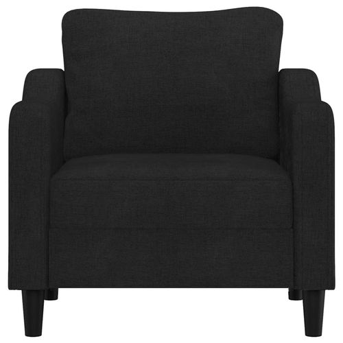 Fotel, czarny, 60 cm, obity tkaniną na Arena.pl