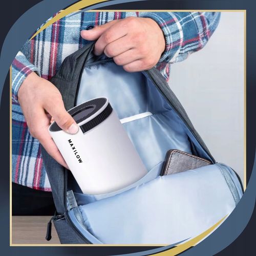 PROJEKTOR RZUTNIK 4K OBROTOWY Z GŁOŚNIKIEM PRZENOŚNY LED ANDROID WIFI na Arena.pl