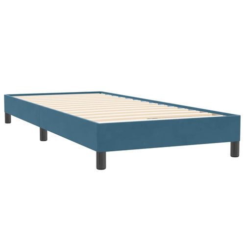Łóżko typu Box Spring bez materaca Ciemnoniebieskie 80x220 cm na Arena.pl