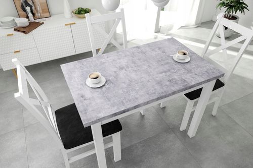 stół monte beton/biały 70x100 na Arena.pl