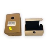 Pudełko Na Krawat Skóra Pu Na Magnes Beżowe