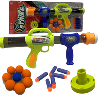 Zestaw Do Strzelania Piłeczki Piankowe Strzałki Z Przyssawkami Nakładka