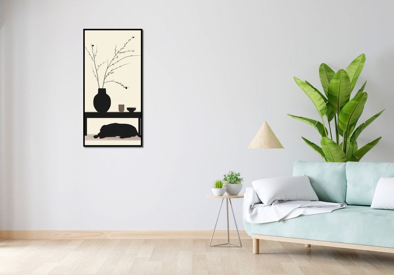 Plakat 50x100cm Wypocznij Psino zdjęcie 4