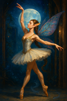 Opłatek na tort Balerina Baletnica Taniec Balet Postać Format A4