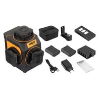 Laser zielony 3D 12 linii etui akumulatorowy NEO TOOLS 75-145