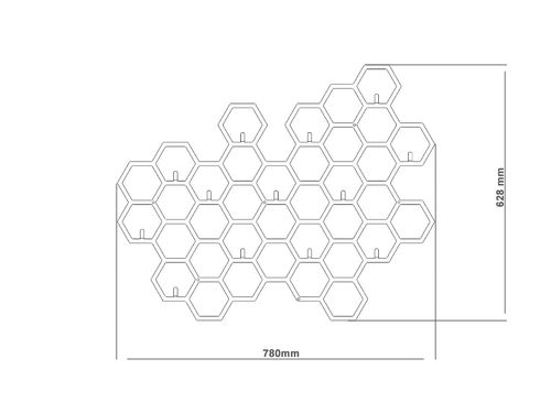 wieszak ścienny geometryczny MIJOO na Arena.pl