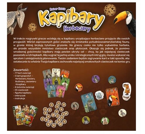 GRA RODZINNA KAPIBARY HERBACIARY 02737 TREFL zdjęcie 3