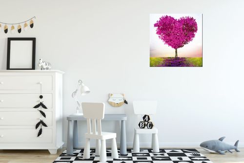 Obraz Płótno 40X40 Drzewo Miłości na Arena.pl