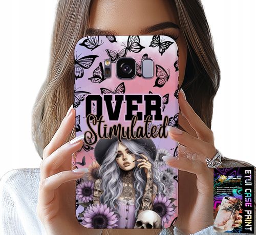 ETUI DO SAMSUNG GALAXY S8 - OVER STIMULATED, NASTOLETNIE WZORY, CASE na Arena.pl