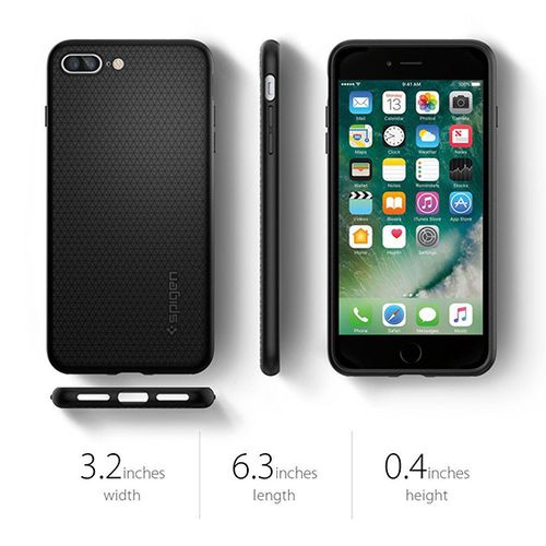 Etui SPIGEN Liquid Air 043CS20525 iPhone 7 Plus/8 Plus czarny na Arena.pl