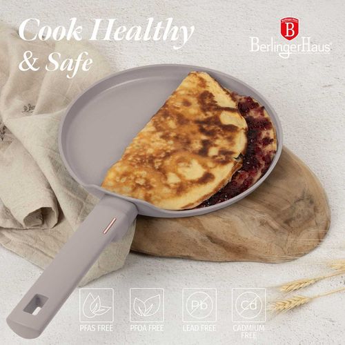 patelnia tytanowa do naleśników 25cm berlinger haus bh-8085 taupe na Arena.pl